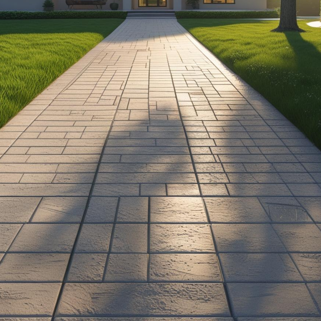 Driveway Concrete Paved